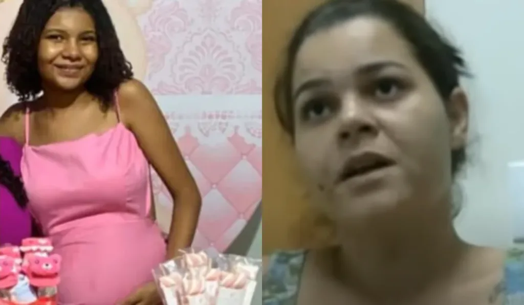 Imagem de Emily na esquerda e Nataly na direita.