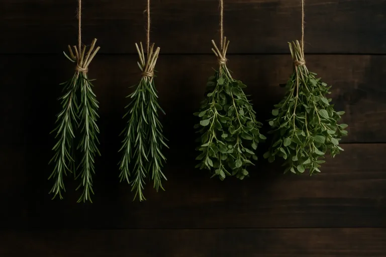 Ervas aromáticas pra sempre como secar e guardar corretamente alecrim e orégano