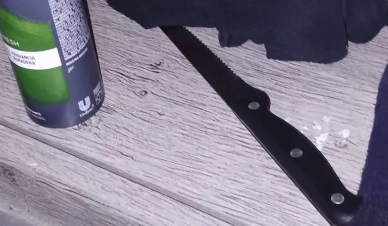 arma do crime usada por filhos que mataram nora