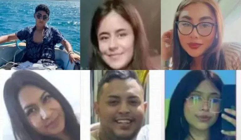 Foto de estudantes que foram encontrados mortos