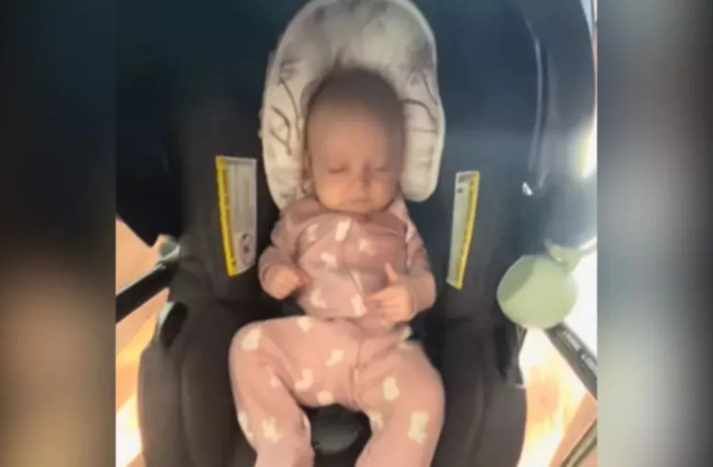 O carrinho de bebê estava pesado demais, porém, havia uma explicação