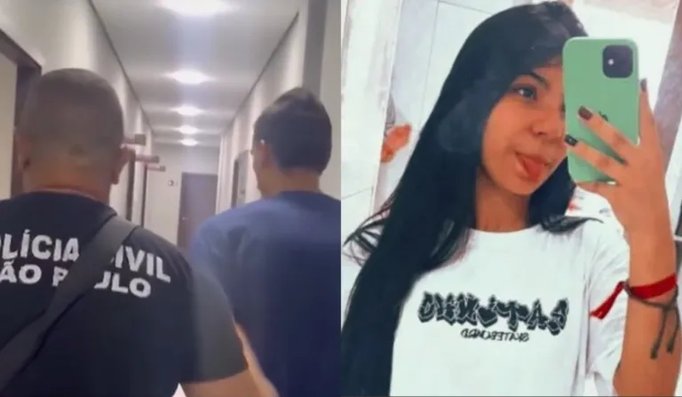 Suspeito Maicol e Vitória Regina