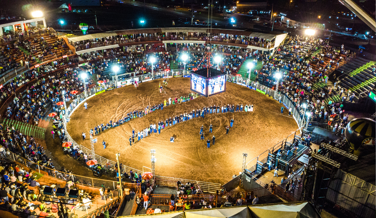 Festa do Peão de Boiadeiro de Colorado vista de cima