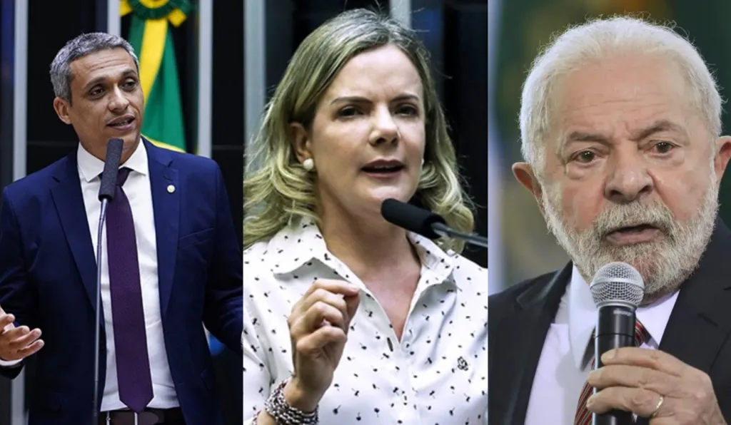 Presidente Lula chamou Gleisi Hoffmann de "mulher bonita" durante um evento 
