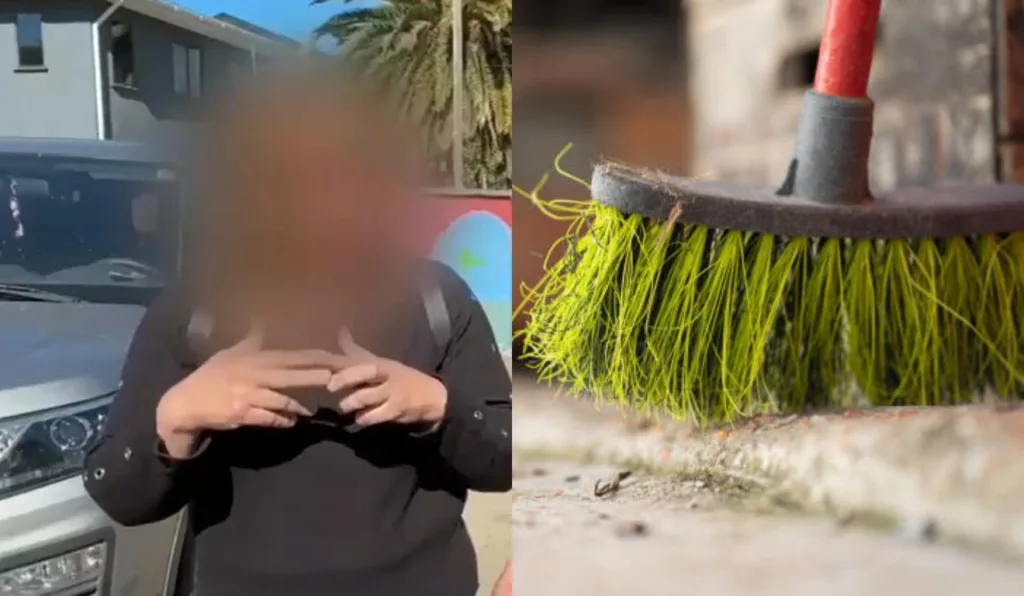 mãe de aluno dá entrevista sobre ataque a professora com cabo de vassoura