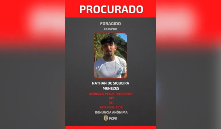 Suspeito de estuprar jovem em banheiro de posto é considerado foragido