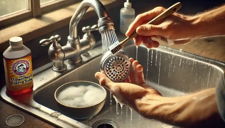 Como desentupir o chuveiro usando vinagre e bicarbonato