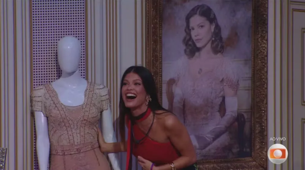 Vitória Strada ganha Festa do Líder no BBB 25 (Imagem: Reprodução)