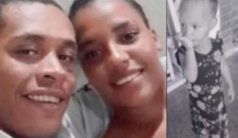 Casal e criança ao lado