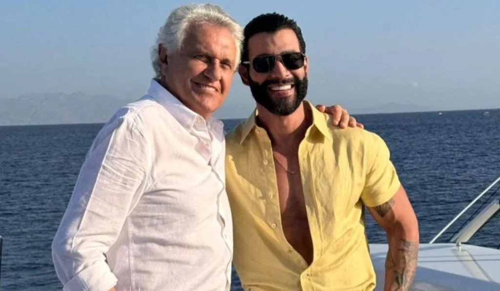 Ronaldo Caiado e Gusttavo Lima