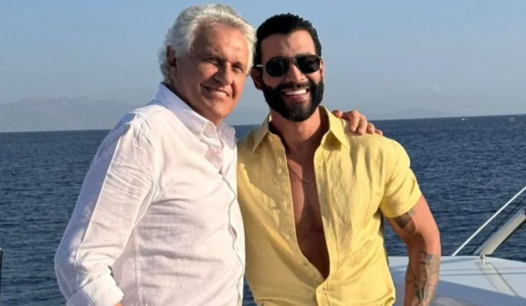 Ronaldo Caiado e Gusttavo Lima