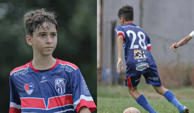 Zequinha, jovem jogador de futebol