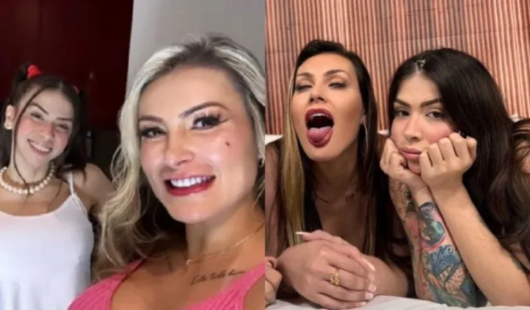 O vídeo foi gravado na companhia do então namorado de Andressa e de um ator pornô