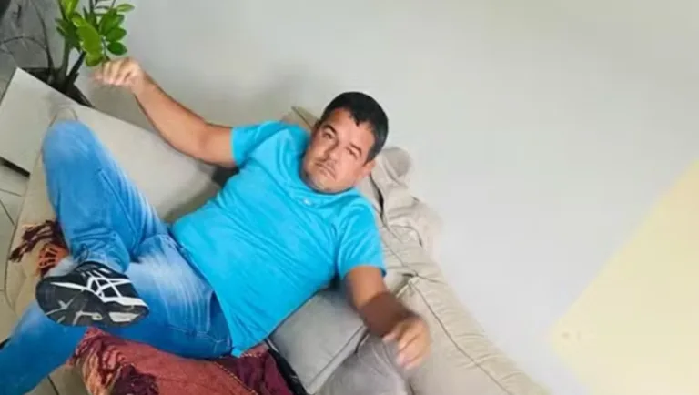 O ex-árbitro foi preso em casa. (Foto: Polícia Civil da Paraíba)