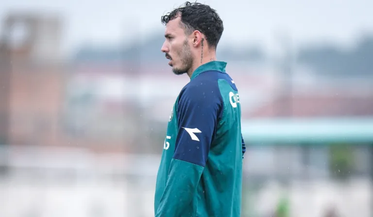 Zeca em treino do Coritiba