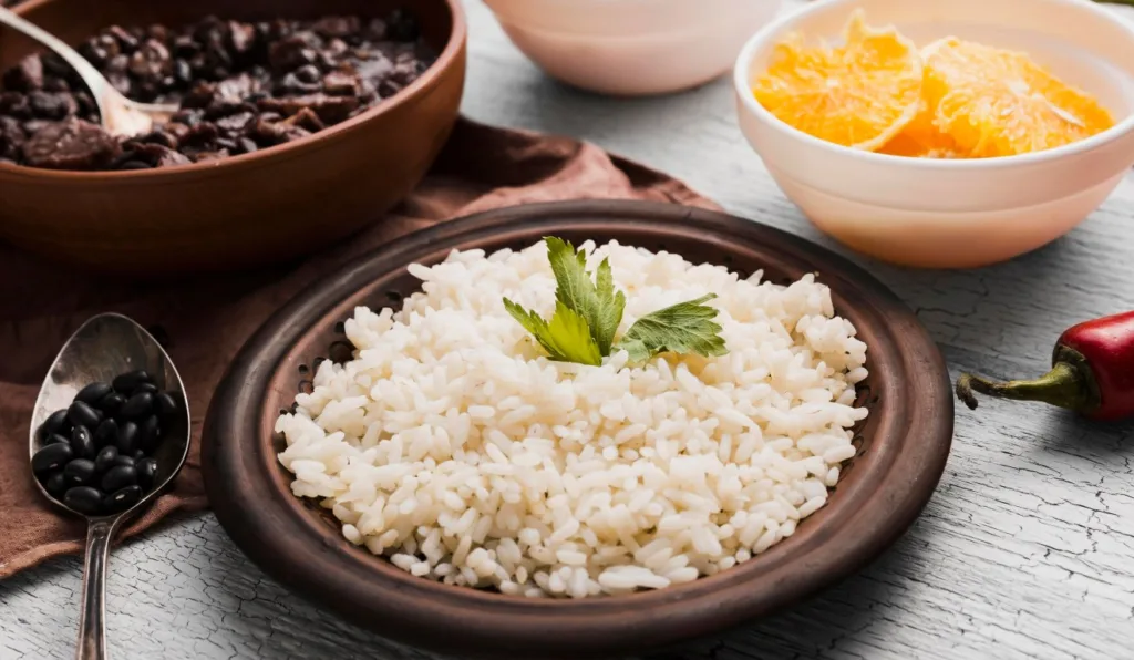 arroz soltinho com vinagre