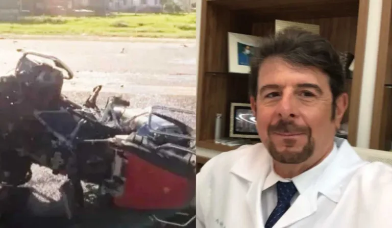 Acidente de moto e médico