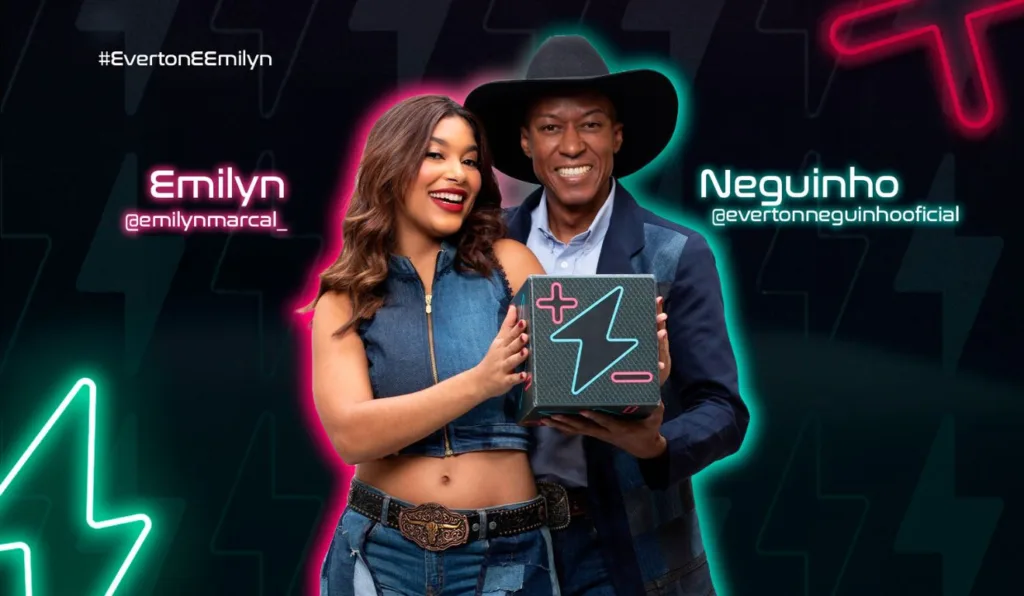 Emilyn e Neguinho Power Couple Brasil