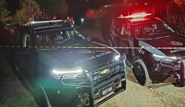 viaturas da Rotam em operação em Campo Largo