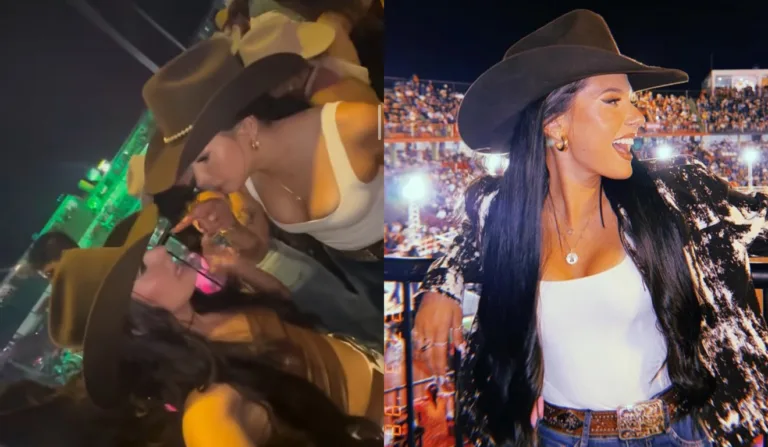 Ana Castela encontra sósias em festa e vídeo viraliza na web