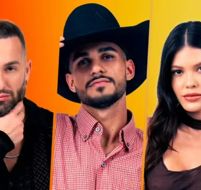 Diego, João Gabriel e Vitória estão no BBB 25 (Imagem: Reprodução)