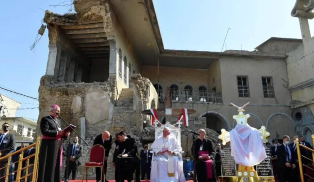 Papa Francisco em viagem ao Iraque