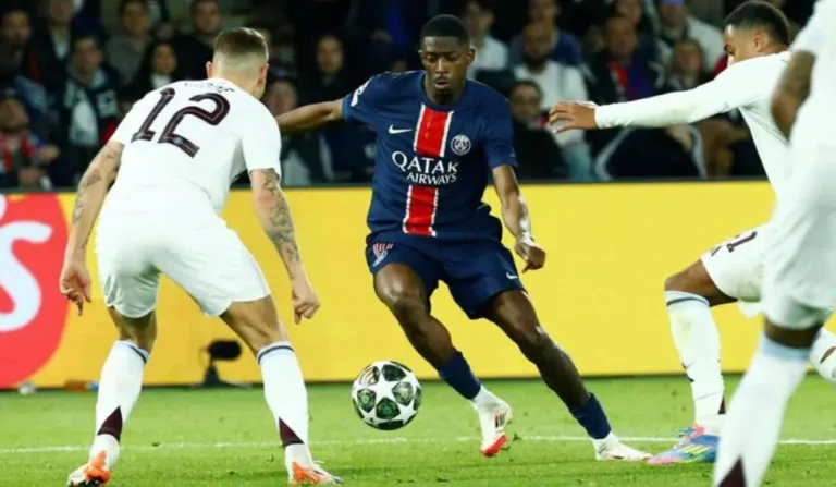 Dembélé foi um dos destaques no primeiro jogo (Foto: Divukgação PSG)