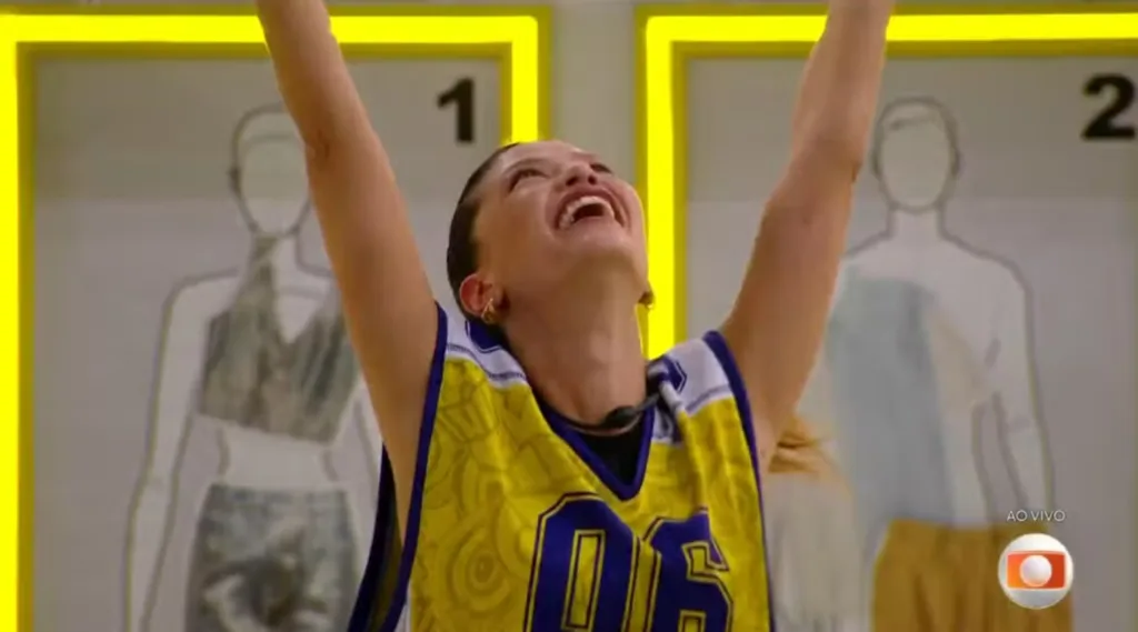 Vitória Strada no BBB 25 (Imagem: Reprodução)