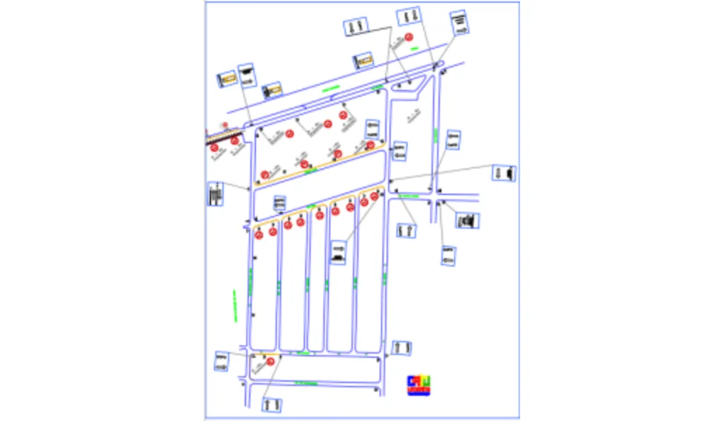 Esquema especial utilizado para chegar até o Parque Ney Braga.
