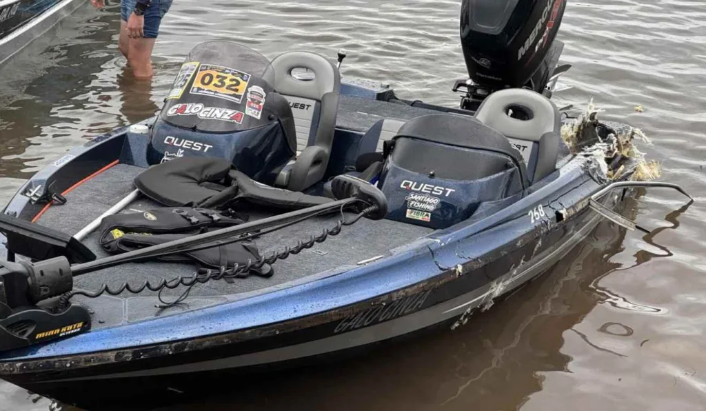 Acidente entre lanchas causa cancelamento de torneio de pesca no Paraná