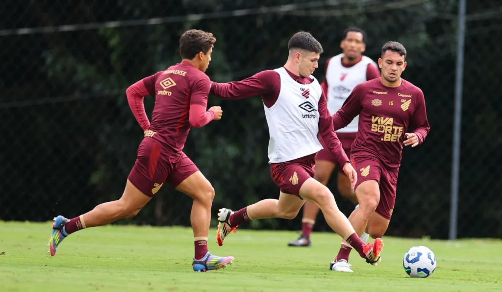 Athletico treinou nessa semana de olho no Brusque. Foto: José Tramontin/ Athletico