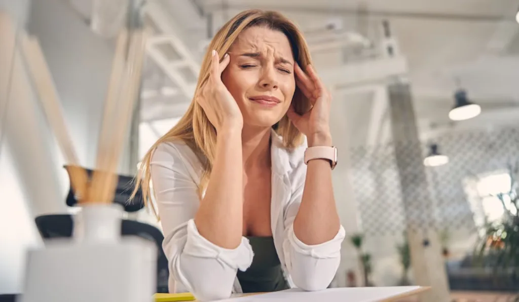 Mulher estressada