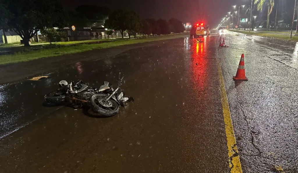ciclista morre em acidente com moto na BR-369, em Arapongas