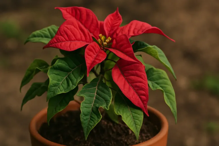 Bico-de-papagaio com folhas tortas Talvez o substrato esteja velho demais