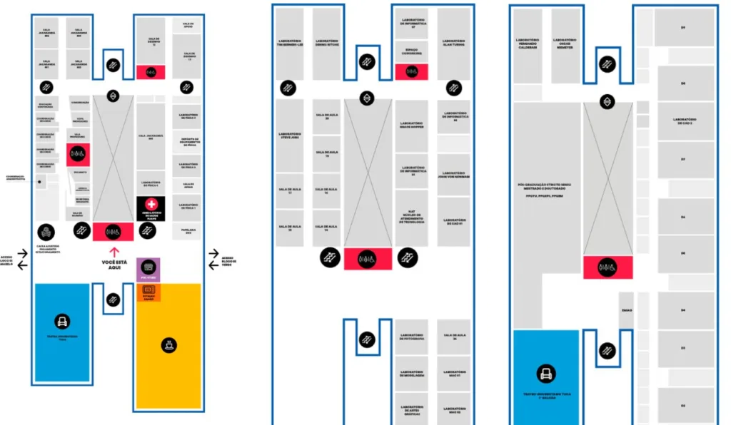 Bloco Azul era sede de importantes locais da PUCPR