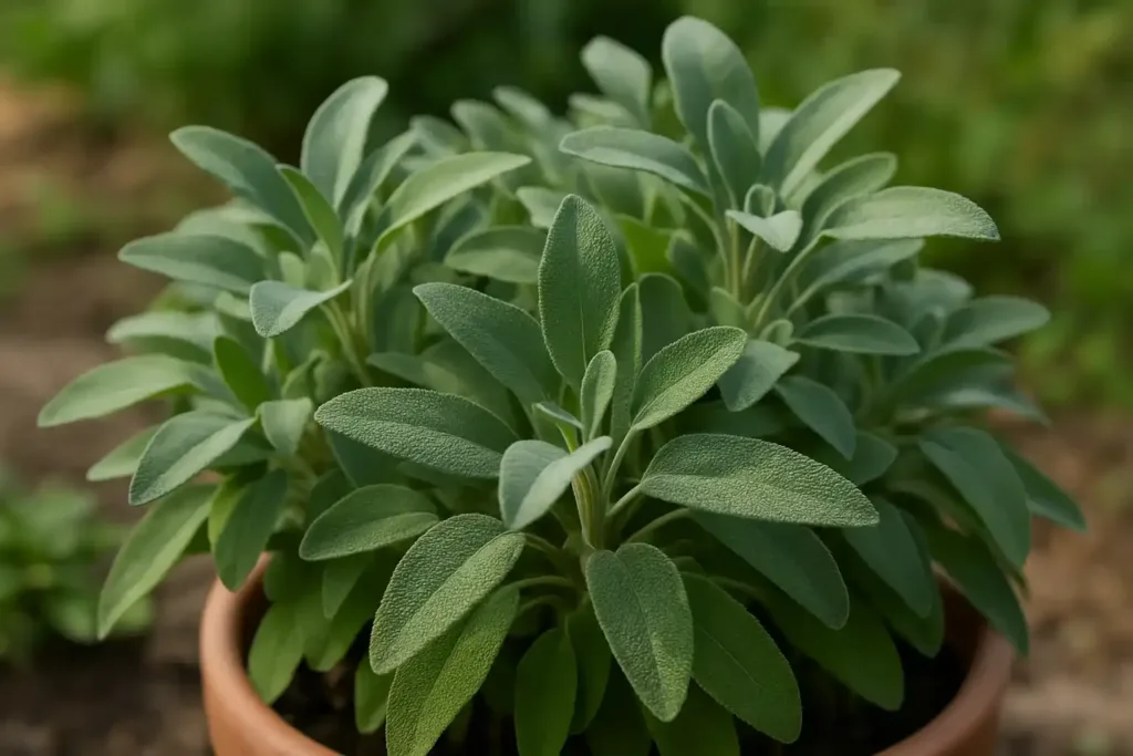 5 dicas para manter a sálvia aromática e cheia de folhas