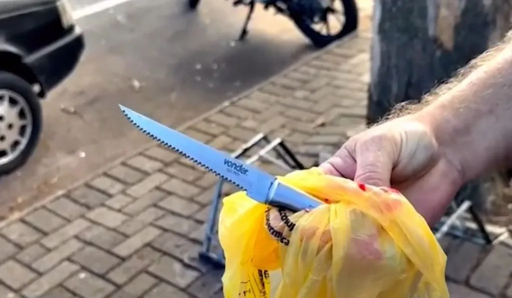 Faca utilizada na morte de empresário é apreendida