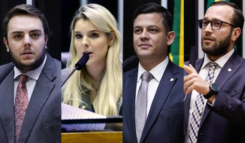 Felipe Francischini (União), Luisa Canziani (PSD), Tião Medeiros (PP) e Filipe Barros (PL) estão entre os deputados que assinaram a favor do projeto de anistia 