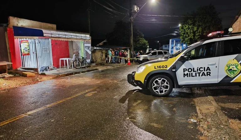 homem de 38 anos é assassinado em frente a um bar em Araucária