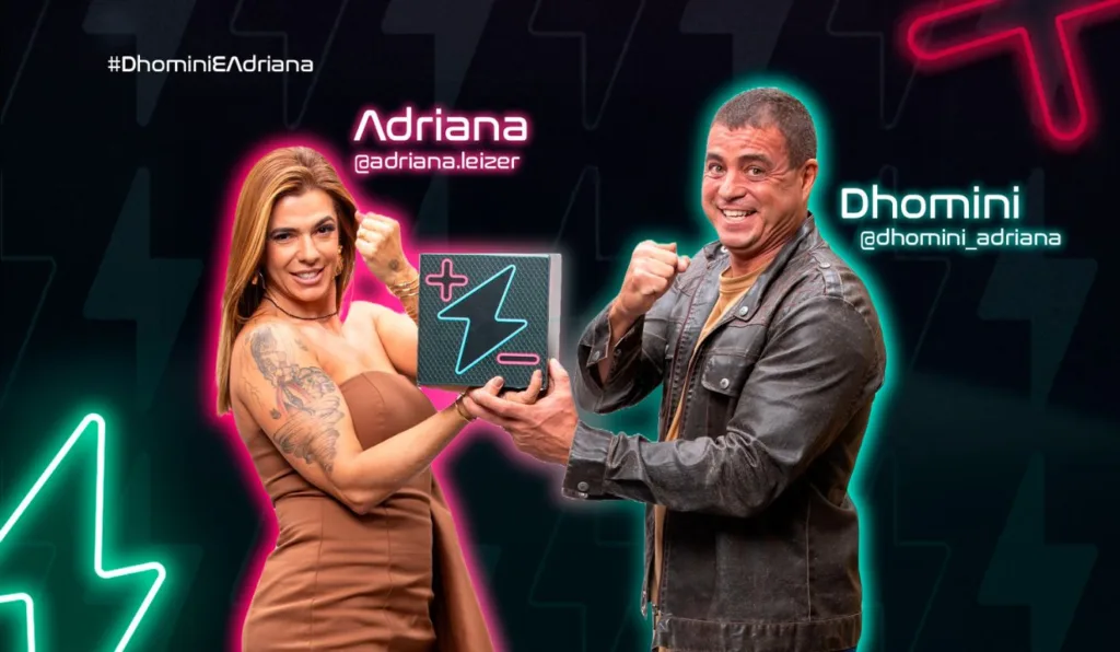 Adriana e Dhomini Power Couple Brasil