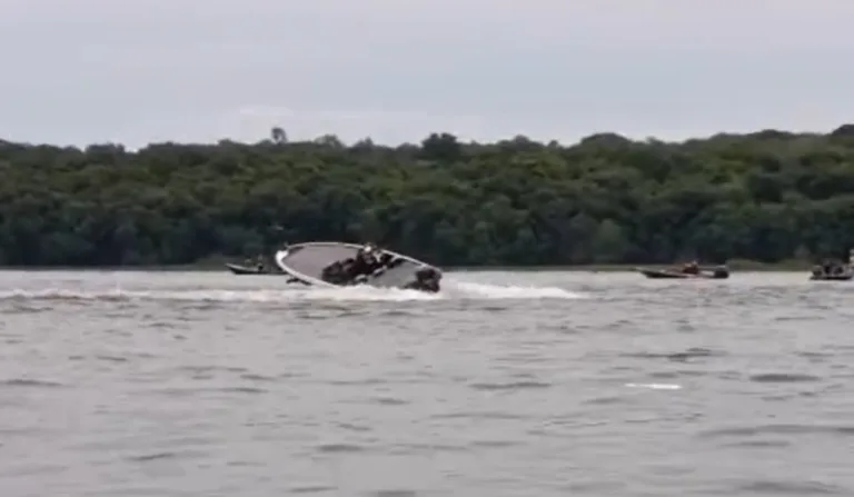 Vídeo registrado por popular mostra local onde aconteceu acidente com lanchas