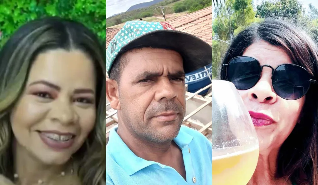 Luciene, Flávio e Enoy eram irmãos e estão entre as vítimas do acidente na Bahia