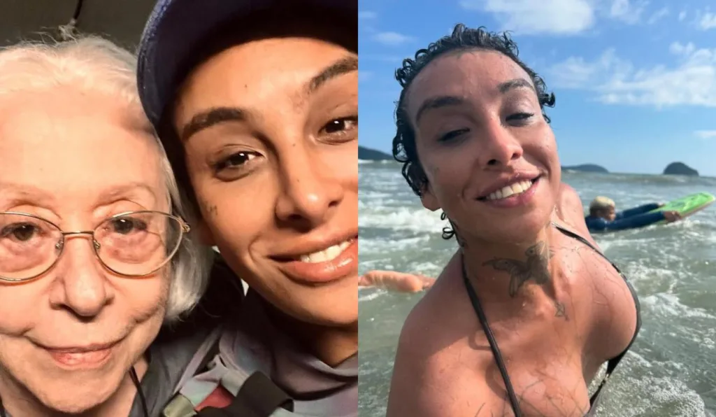 Linn da quebrada em foto com Fernanda Montenegro após vídeo na cracolândia