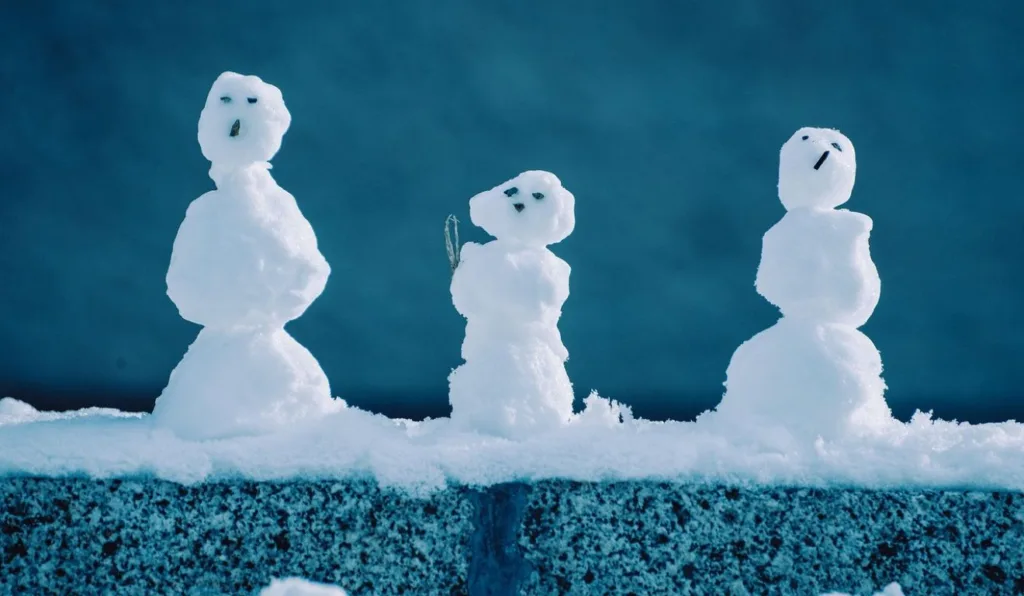 bonecos de neve