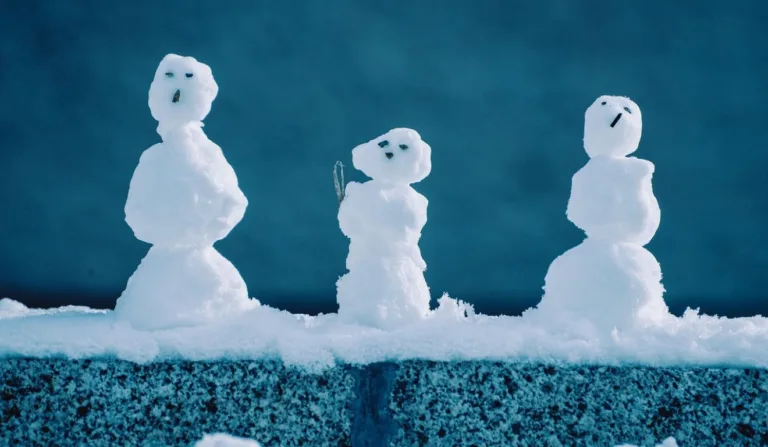 bonecos de neve