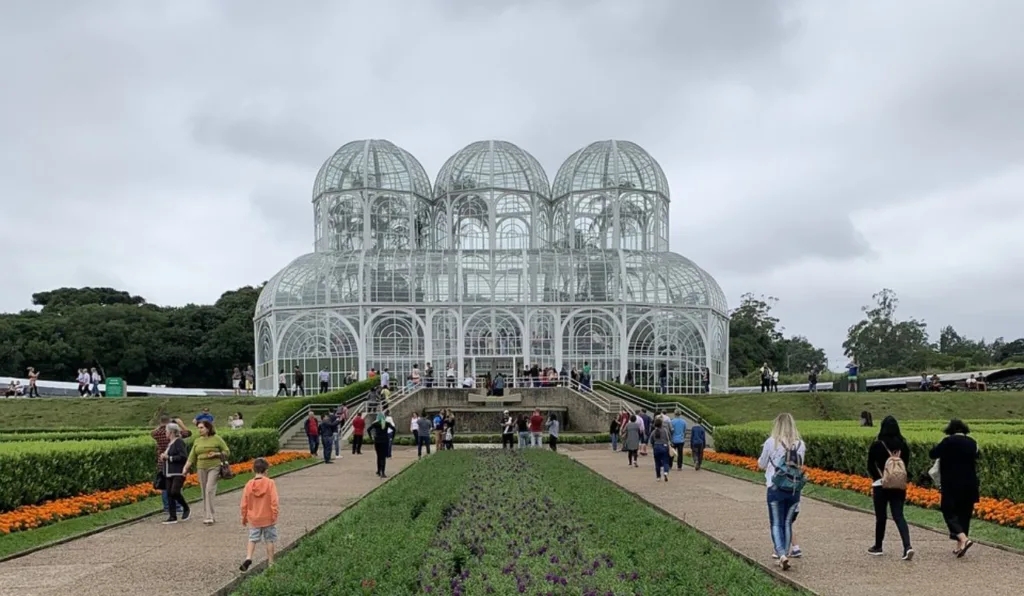 foto do jardim botâncio em curitiba