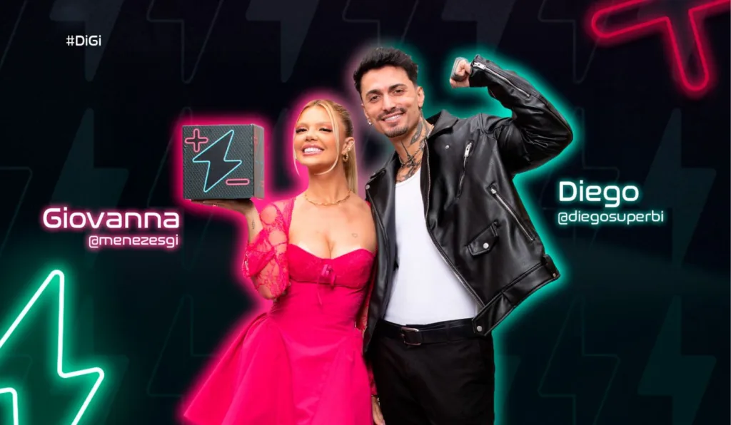 Giovanna e Diego Power Couple Brasil