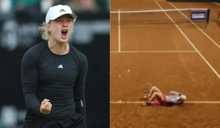 Tenista desmaia em quadra durante jogo e sai em cadeira de rodas; veja vídeo