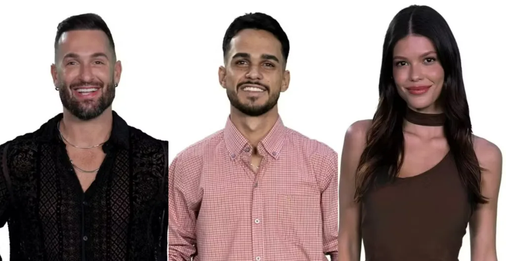 Parciais dizem quem sai entre Diego, João Gabriel e Vitória (Imagem: Reprodução)