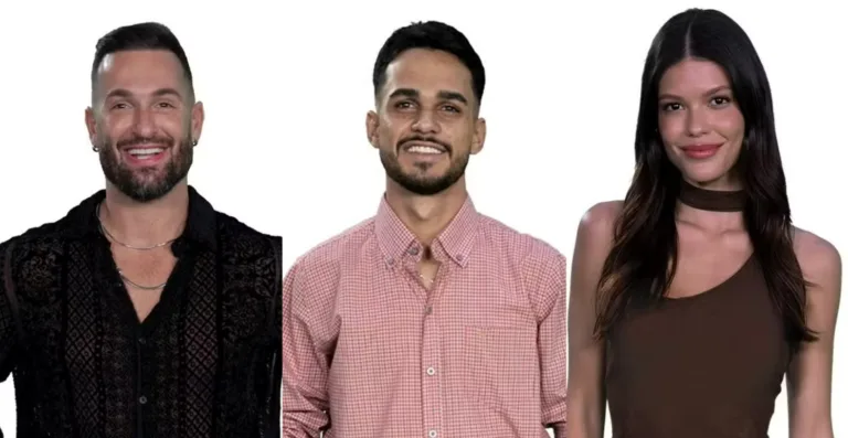 Parciais dizem quem sai entre Diego, João Gabriel e Vitória (Imagem: Reprodução)